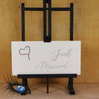 ►2021-0110◄ Karte Din lang - LIEBE - "Just Married" Bild 1