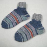 Gestrickte Socken für Babys Kleinkinder Größe 22/23 Bild 3