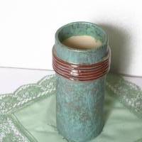 Vase Keramik Zylindervase Blumenvase Bild 3