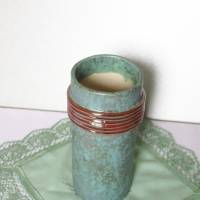 Vase Keramik Zylindervase Blumenvase Bild 5