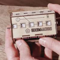 GeheimMachine, Spielzeug zur mechanischen Verschlüsselung geheimer Texte Mini Enigma Bild 1