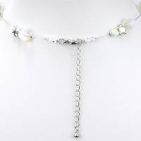 Halskette mit „Mondscheinperlen“ und Sternen Bild 3