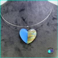 Ketten Anhänger Mermaid  Herz blau ART 5402 Bild 3