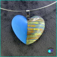 Ketten Anhänger Mermaid  Herz blau ART 5402 Bild 4