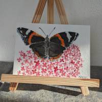 Aquarell Postkarte Grußkarte Schmetterling Bild 4