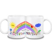 Tasse, Geschenk für Erzieherin, Abschied Kindergarten Kita, Tasse für Erzieher, Personalisierbar, Erzieherin mit Herz Bild 3