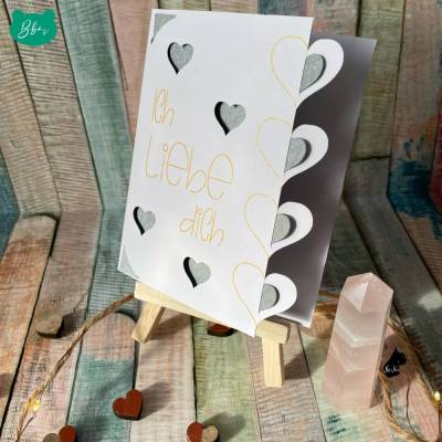 Karte Herzen Umriss - nicht nur zum Valentinstag