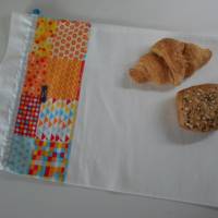 Brotbeutel *Strano* Baumwolle weiß mit Kordel von friess-design Bild 1