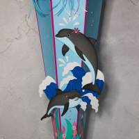 Schultüte Delfine „Skippy“ und „Ole“ 6-eckig 85 cm Bild 3