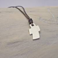 Sillberkreuz  "Benny"  Geschenk zur Konfirmation, Kommunion, personalisierbares Kreuz in Silber mit Name, Gravur Bild 8