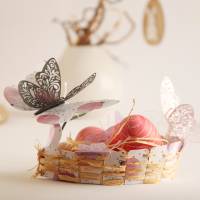 Plotterdatei Schmetterlings-Körbchen, Osterkörbchen, Geschenk-Korb zum selber machen, Schneidedatei für Papierplott Bild 2