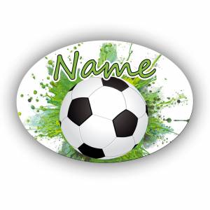 Türschild Motiv Fußball mit Name / Personalisierbar / Junge Bild 1