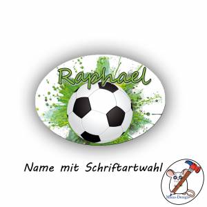 Türschild Motiv Fußball mit Name / Personalisierbar / Junge Bild 2