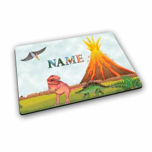 Platzset mit Name / Dino / Personalisierbar / Personalisiert / Tischset Kinder Bild 1