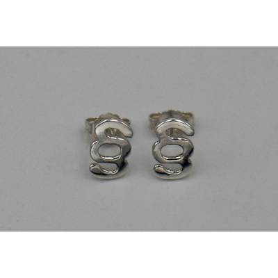 Paragraphen-Ohrstecker Silber 925