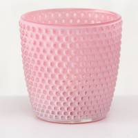 Windlichtglas pink 2er Set Stückpreis 3,95 Euro Teelichtglas Bild 5