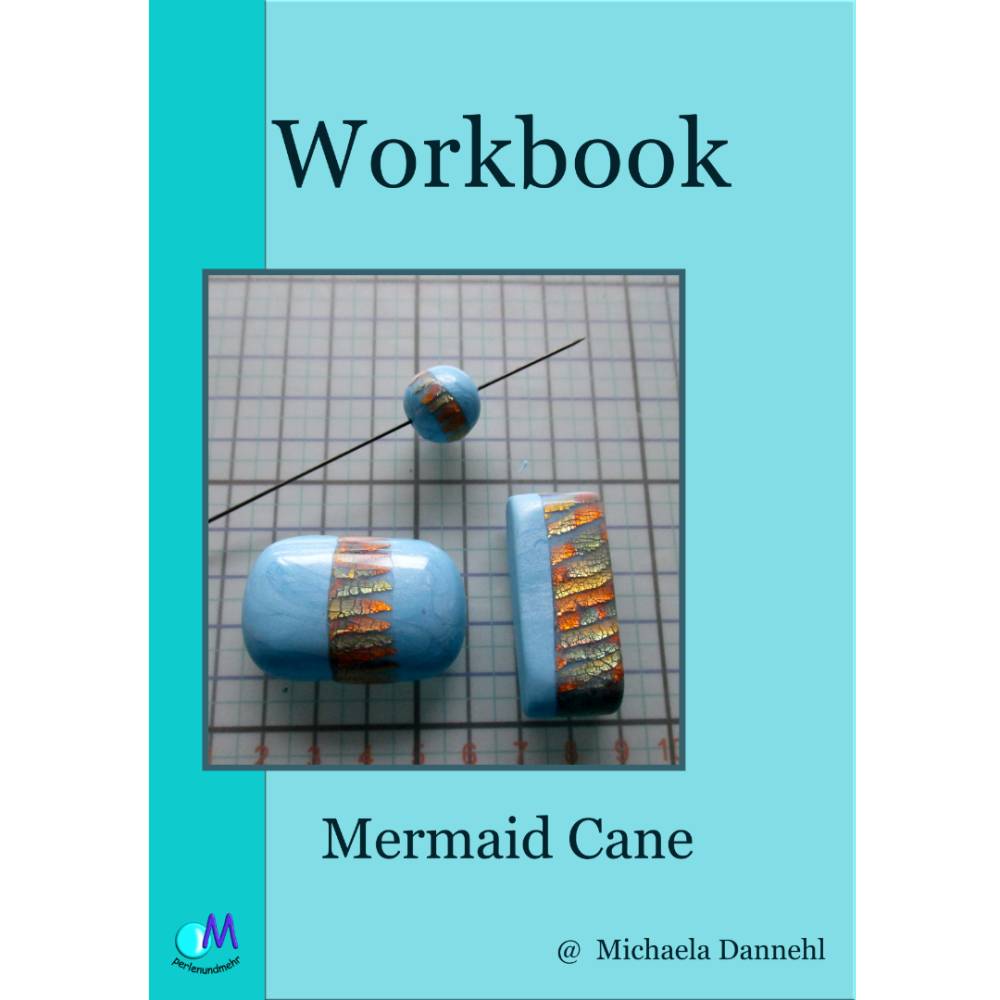 PDF Tutorial Mermaid Cane  auch für Anfänger Perlen-basteln mit Modelliermasse Bild 1