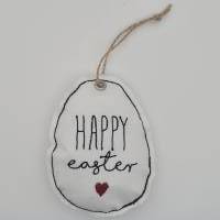Deko-Anhänger Osterei "Happy Easter" Osterdeko Bild 1
