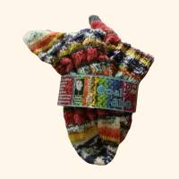 handgestrickte Socken aus hochwertiger Wolle, bunte Farben,kreatives Muster,Größe 40 - 42 Bild 4