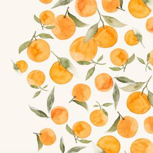 Aquarell Orangen Kunstdruck, Wandkunst für Küche, Esszimmer, Wohnzimmer, Arztpraxis oder Wartezimmer Bild 3