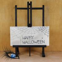 ►2021-0112◄ Karte Din lang - HALLOWEEN "Halloween + Spinnenweben" Bild 1