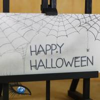►2021-0112◄ Karte Din lang - HALLOWEEN "Halloween + Spinnenweben" Bild 2