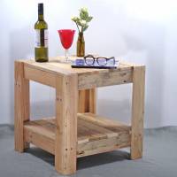 Tisch aus Palettenholz, Palettenholz Tisch, Möbel, Beistelltisch, Palettenmöbel, Möbel, nachhaltig Bild 2