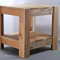 Tisch aus Palettenholz, Palettenholz Tisch, Möbel, Beistelltisch, Palettenmöbel, Möbel, nachhaltig Bild 4