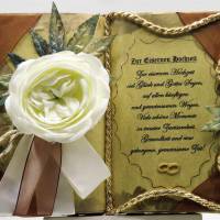 Wunderschönes, handgefertigtes Deko-Buch zur Eisernen Hochzeit (65. Hochzeitstag) Bild 1