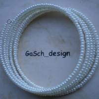 Armreifen * Spiralarmband * Rocailles, 2,6 mm - hellelfenbein Bild 2