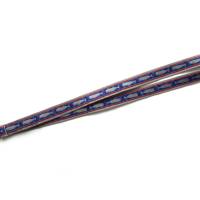 langes Schlüsselband Wal Walfisch Pottwal aus Baumwollstoff in dunkelblau oder hellgrau mit Webband blau rot Bild 5