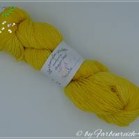 Sockenwolle, handgefärbte Wolle - "Pomelo" - 4-fädig - Unikat !! Bild 2
