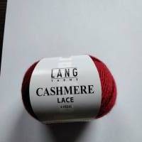 25g Lang Yarns Cashmere Lace, Fb 61, rot, Cashmere, Lauflänge 165m, Nadelstärke  3-3,5 Bild 3