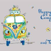 Fußmatte Camper Bus personalisiert, Camping Zubehör, kleiner Teppich 40 x 60 cm Bild 2
