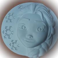 Elsa  - 1 Figur 17cm aus hochwertigem Stuckgips zum selber Bemalen Bild 1