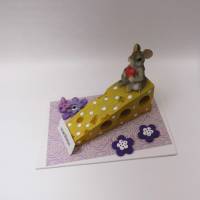Geldgeschenk Geschenk zur Jugendweihe Geburtstag - Mäuse im Käse - Geld schenken - Geschenkverpackung - Partygeschenk Bild 2