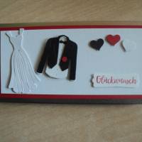 Geldgeschenk Hochzeit  Hochzeitsgeschenk Schokoladengeschenk Geldgeschenkdose Verpackung Schokolade Geschenkidee Bild 1