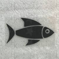 Bügelbild - Fisch - viele mögliche Farben Bild 1