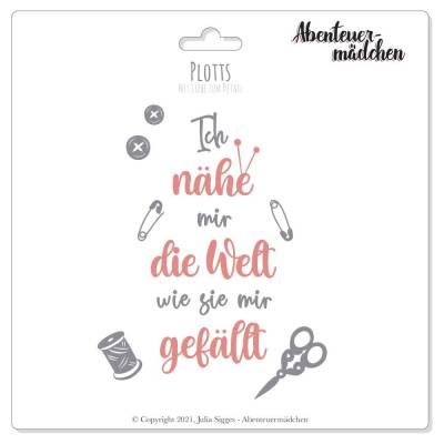 NEU: "Ich nähe mir die Welt, wie sie mir gefällt" Plott