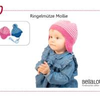 Strickanleitung Ringelmütze Mollie mit Ohrenschutz in 3 Größen (3-18 Monaten) Bild 1