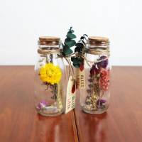 Trockenblumendeko, Trockenblumen im Glas, 2 Varianten Bild 5