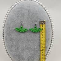 Ohrringe Mini Fledermaus Grün Lace Bild 3