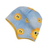 Baby Frühchen Jungen Mädchen Beanie Mütze mit Ohrenschutz "Kleiner Sonnenschein" Geschenk Geburt Übergangszeit Bild 1
