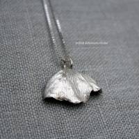 Silberanhänger kleines Ginkgoblatt an Silberkette (5) Bild 6