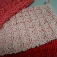 Spüllappen gestrickt aus Baumwolle 3 Stück *rosso* Bild 3