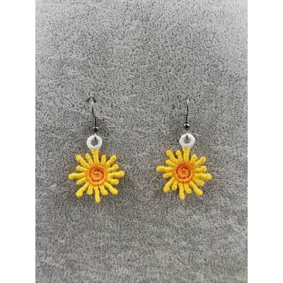Ohrringe Sonnen Klein Lace