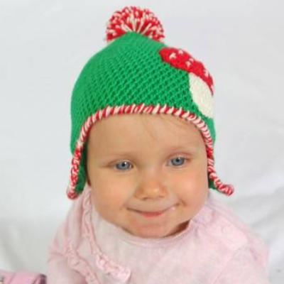 Häkelanleitung für die Babymütze "Glückspilz" in 3 Größen (0-24 Monate)