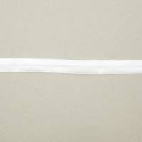 Einfassband, elastisch, eine Seite glänzend, 19mm breit, weiß Bild 3