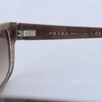 Vintage Prada Sonnenbrille braun Spitzen-Muster Bild 5