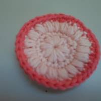 Waschlappen, Kosmetikpad (Set) gestrickt, Baumwolle "aprikot/ pink" Bild 4